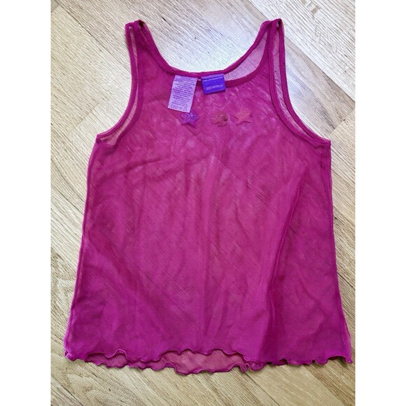 Nickelodeon Jr Pink Sheer Sleeveless Tank Top Size 5T Y2K 2006 Nick Jr Kids - Picture 2 of 9